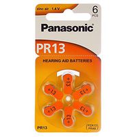 Panasonic Hearing Aid Batteries Size 13, PR48 (60 Batteries)