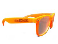 ASTROSHADEZ Diffraction 3D Rainbow Fireworks Prism Effect Glasses (Glow Orange, Clear-Diffraction)