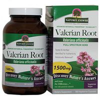 NATURE'S ANSWER, Valerian Root - 180 caps