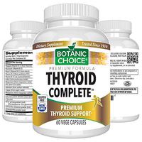 Botanic Choice Thyroid Complete - Herbal Daily Supplement - Supports Weight Loss Goals Promotes Healthy Metabolism and Thyroid Function for Overall Wellness 60 Capsules
