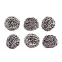 HIC Harold Import Co. 42004/2 Scouring Pad and Dish Scrubbers, Set of 6, Non-Scratch