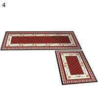 TbpersicwT Home bedroom carpet door mat, Flamingo Octagon Bear Bathroom Anti-slip Doormat Floor Mat Rug Living Room Decor - 40120cm 4