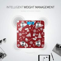 Chrismas Socks for Gifts Smart Weight Digital Scale Scale Weight Smart Body Scale Tracks 8 Key Compositions Analyzer Sync with Fitness Apps 400 Lbs