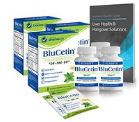BluCetin Liver Health & Immune Support Formula – Combo Health Pack (98%-Pure DHM, Milk Thistle, Electrolytes, Antioxidants, Nutrients) w/New 'Quick-Melt' Technology- 100% Money Back Guarantee