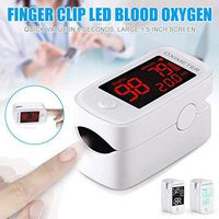 Hapshop Digital Finger Oximeter with Alarm Setting OLED Display Carry Case SPO2 Oxygen Sensor and Pulse Rate Monitor