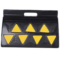 2 pcs 5" Rise Portable Heavy Duty Rubber Kerb Ramp Non-Slip Wheelchair Threshold Ramp Doorway for Car Vehicle Motorbike Wheelchair Threshold Ramp