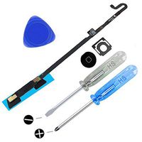 MMOBIEL Home Button Compatible with iPad 4 9.7 inch (Black) incl. Flex Cable Connector incl. 2 x Screwdrivers