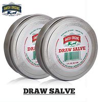 Amish Origins Draw Salve Ointment for Splinters, Sores, Bee Stings, Foreign Objects Embedded in The Skin, and Skin Irritations, 2 Ounce (2 Pack)