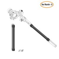 Skyreat Carbon Fiber 13.7-Inch Extension Stick Monopod Rod for DJI Ronin-S/Ronin SC/Moza Air 2 / FeiyuTech AK4000 Zhiyun Crane 2 Smooth 4 Handheld Gimbal Stabilizer fit with 1/4" 3/8" Screws