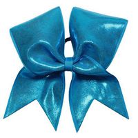 Chosen Bows Turquoise Big Shimmer Cheer Bow