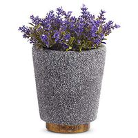 AIGOCEER Essential Oil Diffuser, 200ml Artificial Lavender Potted Aromatherapy Diffuser Humidifier with Adjustable Mist Mode and Auto Shut-Off Function, Perfect for Home Office Spa-Room Baby Room