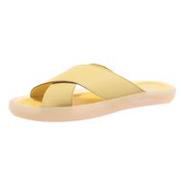 Benficial Summer Fashion Outdoor New Soft-Soled Leisure Slipper Classic Women Sandals Yellow