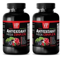 Antioxidant Anti Aging - ANTIOXIDANT MEGA Complex - Mangosteen Capsules - 2 Bottles 120 Capsules