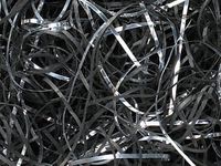 4oz Bag Black & Metallic Silver VERYFINE Fine Cut Gift Basket Shred Paper Filler Bedding nfLG -1703