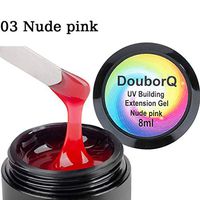 Professional Poly Nail Gel Nail Extension Gel Tip Crystal Nail LED UV DIY Clear Nail Gel Nail Enhancement Thickening Gel Nail Art Tools Gel, 8ml