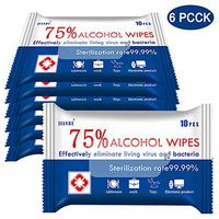 Detergent Wipes, Large Wet Wipes Travel for Multifunctional Cleansing (6 Packs, 60 Pcs)