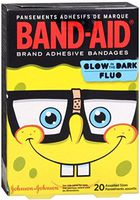 B-A Sponge Bob Asst Size 20ct Band-Aid Spongebob Squarepants Adhesive Bandages