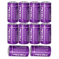 3.6V Lithium/SOCL2 Batteries c Size Model ER26500 d Size Battery Model ER 34615 Count: (10pcs ER34615)