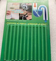 Clean Sticks for Drains, Magic Sticks Drain Cleaner Sink Freshener to Keep Odor Free As Seen On TV for Bathroom, Kitchen, Toilet, Shower Drain (green)