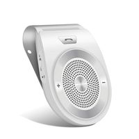 Bluetooth in Car Speakerphone Motion AUTO ON Wireless Speaker for Handsfree Talking/Music Streaming with Car Charger & Clip for All Smartphone, 20H Play Time, Dual Link Connectivity Enhance Bass