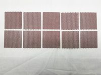 Square Match Strikers 2.00" - Honeycomb Pattern