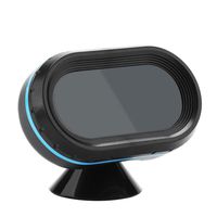 12V/24V Car Digital Thermometer, Keenso Multifunctional LED Clock Alarm Monitor Voltmeter Thermometers for Car Motorcycle Truck Boat Marine