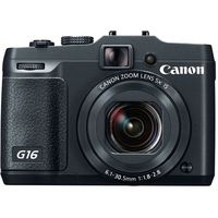 Canon PowerShot G16 12.1 MP CMOS Digital Camera with 5x Optical Zoom and 1080p Full-HD Video Wi-Fi Enabled(Renewed)