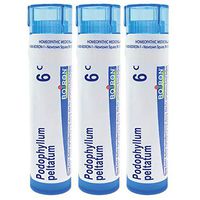 Boiron Podophyllum peltatum 6c, 80 pellets, homeopathic Medicine for Diarrhea, 3 Count