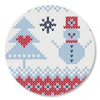 Modern Snowman Envelope Seals - Set of 72