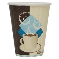 SOLO Cup Company Duo Shield Insulated Paper Hot Cups SCC IC8-J7534
