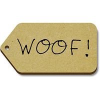 Azeeda 10 x 'Woof' 66mm x 34mm Gift Tags (TG00007999)
