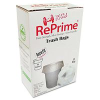 RePrime H7450TCRC1 Can Liners, 44gal, 0.9mil, Clear, 37-Inch x 50-Inch, 50/Box