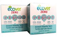 Ecover Automatic Dishwasher Tablets Zero, 25 Count, 2 Pack Bundle, 17.6 Ounce, Fragrance Free