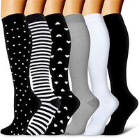 Copper Compression Socks Women and Men-Best for Running,Athletic,Varicose Veins,Nursing,Hiking,Recovery & Flight Socks