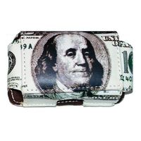 Insulin Pump Carrying Case/Pouch with Belt Clip/Belt Loops with Unique Designs (Large: L3.95" X W2.25" X D0.75") (Benjamin)