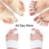 Gel Toe Separator,3 in 1 Toe Spacers Rubber Toe Stretchers Used for Sports Activities, Yoga Practice & Running for Men and Women Bunion Pain Relief Toe Straightener Achilles Stretcher