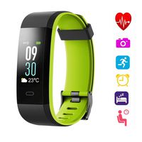 VeeEx Fitness Tracker, Bluetooth 4.0 Smart Bracelet with 0.96"OLED Color Screen and Waterproof Heart Rate Monitor, Pedometer, Sleeping & GPS Tracking for iPhone & Samsung Mobile Devices