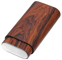 Personalized Visol Natural Wood Cigar Case with Free Engraving