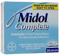 Midol Complete Caplets, 24-Count (Pack of 2), Packaging May Vary