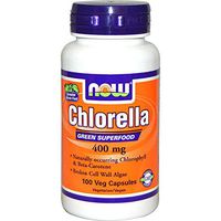 Now Foods, Chlorella, 400 mg, 100 Veg Caps - 3PC
