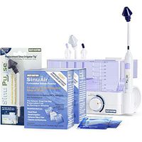 SinuPulse Elite Advanced Nasal Sinus Irrigation System with 60 Additional SinuAir Packets, Additional Replacement Sinus Irrigator Tip, and Bonus eBook by Dr. Robert S. Ivker