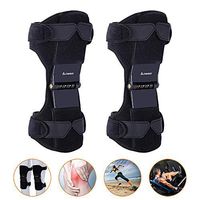 AIWOIT Power Knee Stabilizer Pads, 2020 Updated 1 Pair Powerknee Brace Joint Support with 4 Powerful Springs, Protective Booster Gear for Men/Women Preventing Excessive Knee Flexion