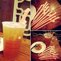 KICODE Drinking Straws Hen Night Funny 50pcs 7.75 Inches for Bachelor Party Girls Night Out Supplies Favors