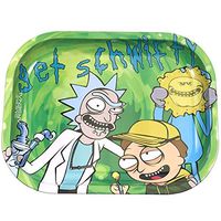 Smoke Arsenal Premium Small Rolling Tray"Get Schwifty" 7" x 5"