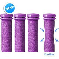 Genuine Emjoi Flexible Micro Pedi Rollers - (Xtreme Coarse) - Pack of 4