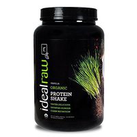 IdealRaw, Organic Protein Shake, Plant Based Protein Powder, Vanilla, 30 Servings