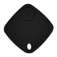 Happy Hours - Mini Wireless Bluetooth Tracker for Pet Bag Key Wallet/Square Smart Finder With Remote Selfie Function/Anti-lost GPS Locator for Apple iOS and Android(Black)