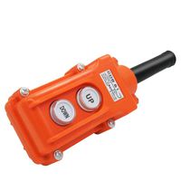 mxuteuk Rain Proof Up-Down Station Hoist Crane Pendant Push Button Switch COB61-UP-DOWN