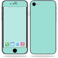 MightySkins Skin Compatible with Apple iPhone 8 - Solid Seafoam | Protective, Durable, and Unique Vinyl Decal wrap Cover | Easy to Apply, Remove, and Change Styles | Made in The USA