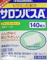[with English Instructions] Hisamitsu Salonpas Pain Relieving Patches 140 Patches Per Box [Special Blue Box]